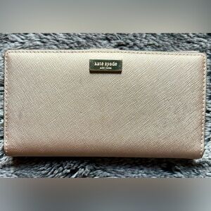 Kate Spade Gold Wallet